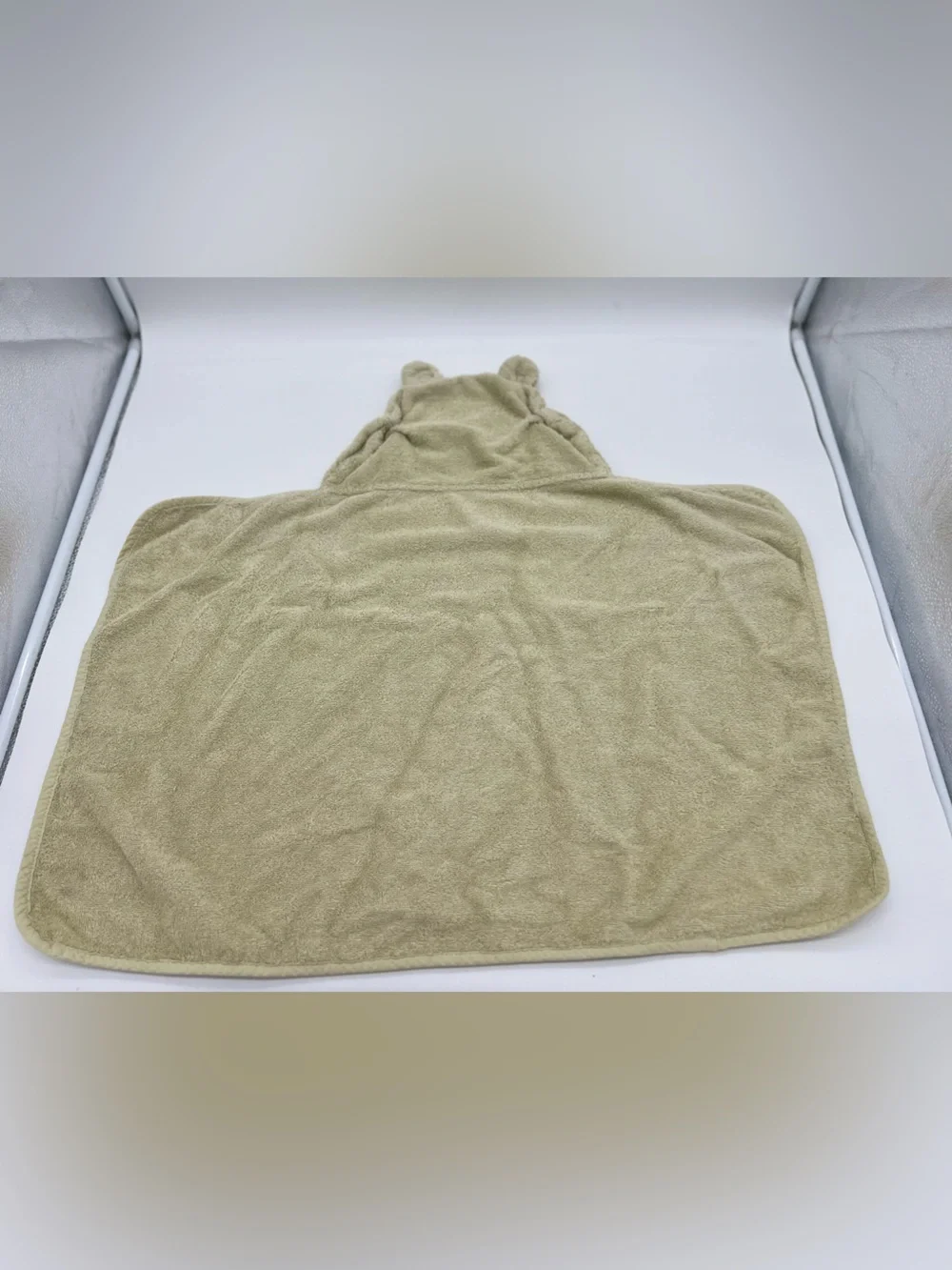 Bambini Little Frog Baby Girl Bathrobe Green 100% Cotton